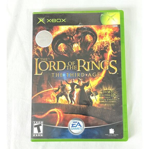 Lord Of The Rings: Third Age / Game - Microsoft Xbox Complete With Manual Tested - Picture 1 of 3